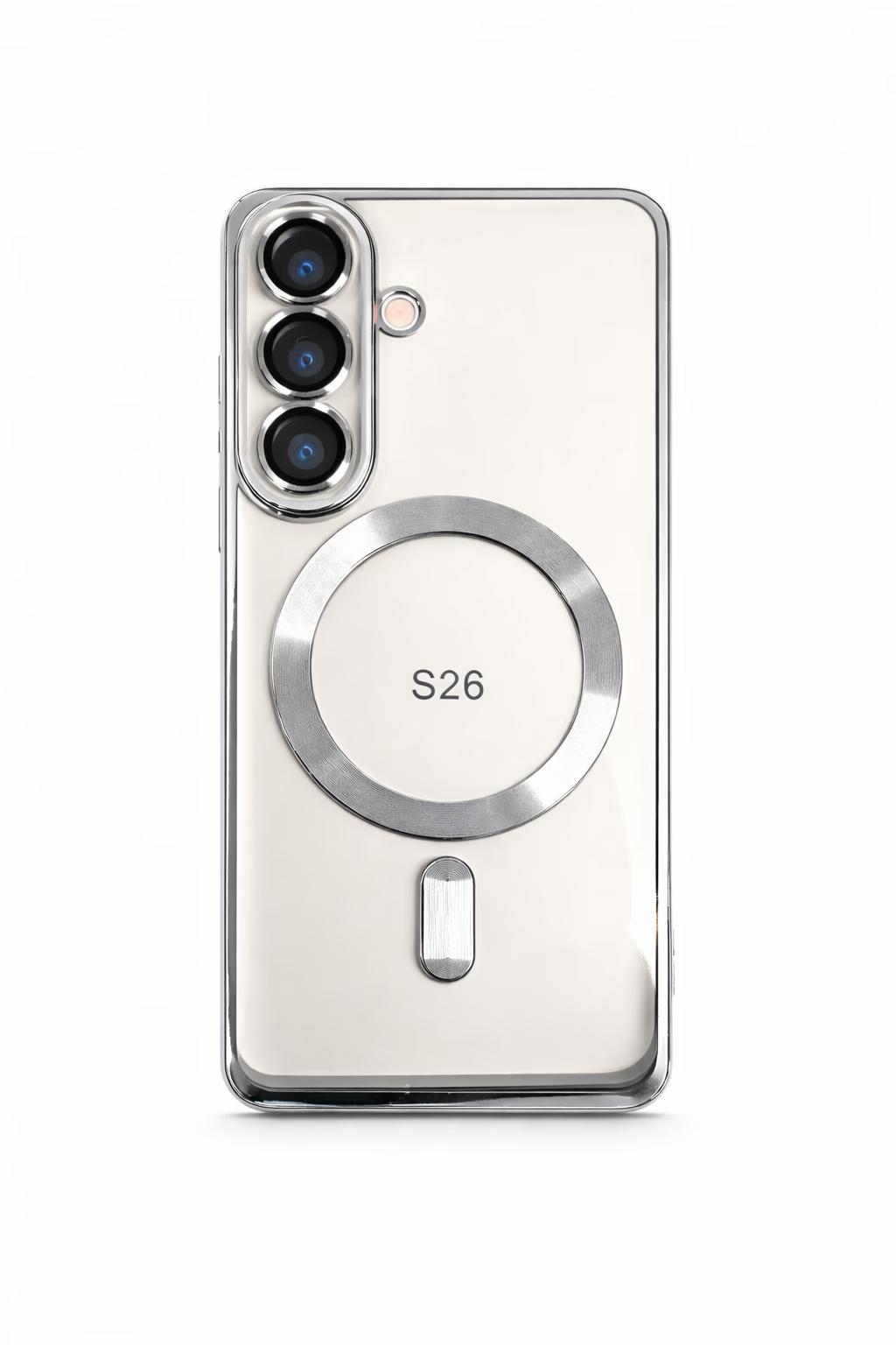 Samsung S26 - Chrome Magsafe + Lens - Silver