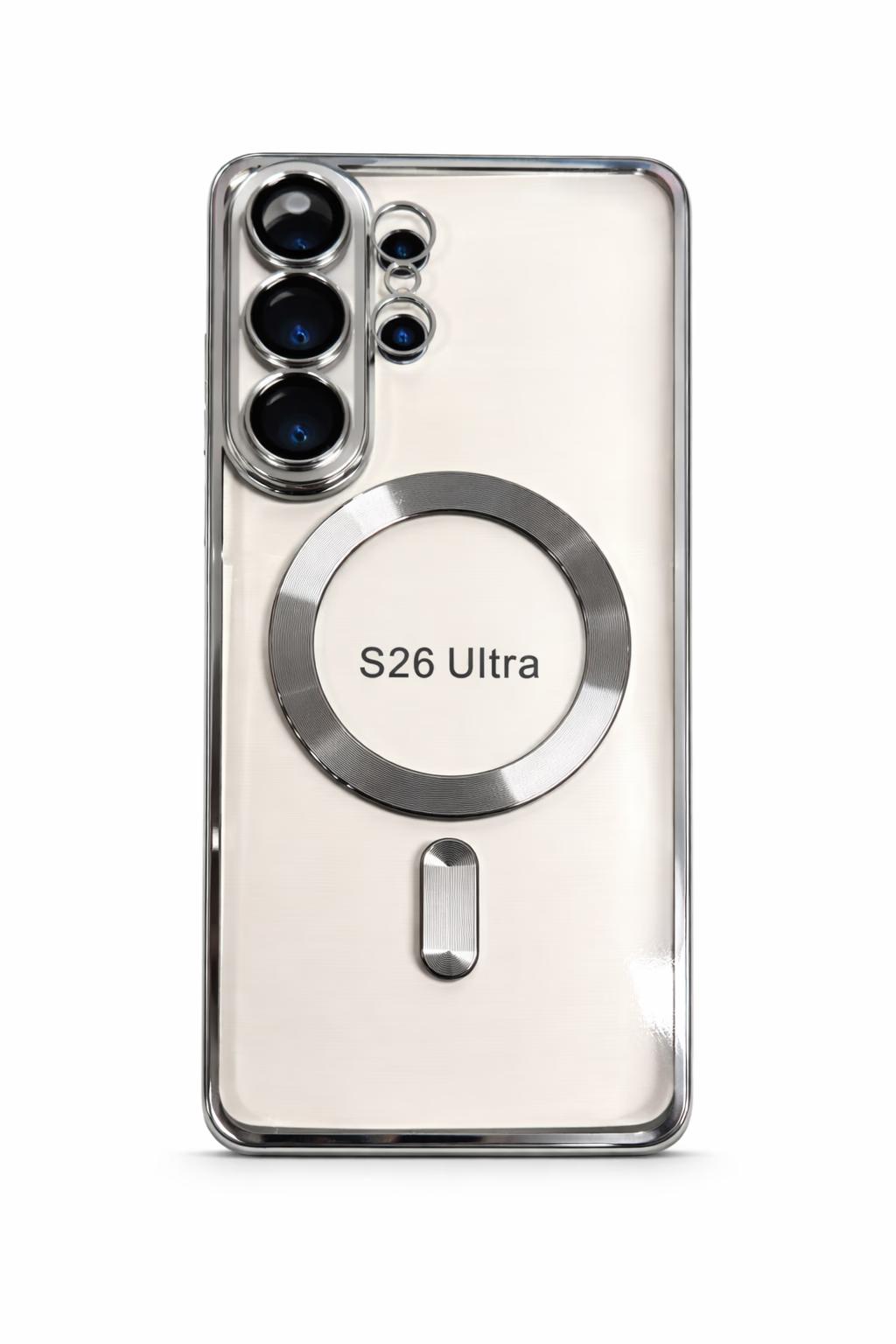 Samsung S26 Ultra - Chrome Magsafe + Lens - Silver