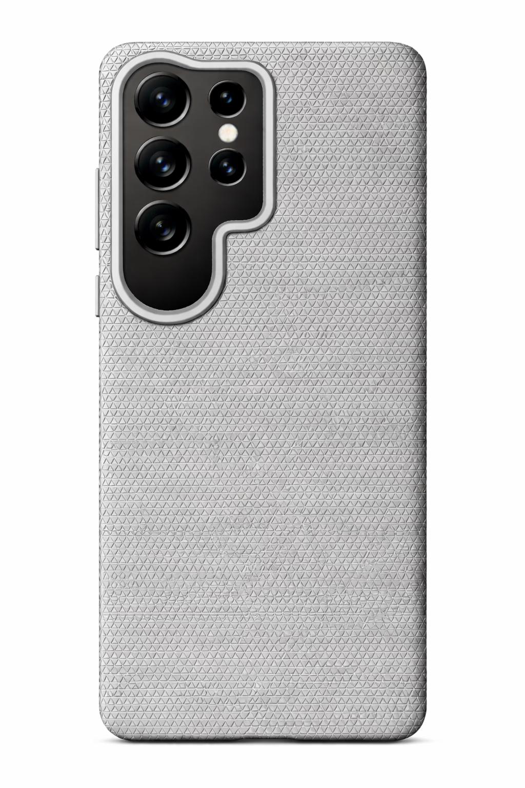 Samsung S26 Ultra - Dotted Case - Silver