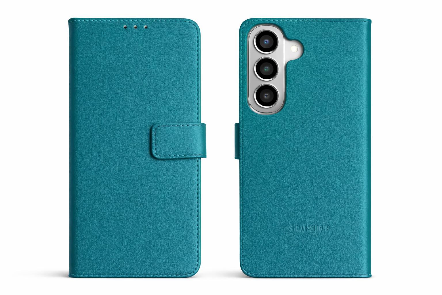 Samsung S26 Plus - Classic Leather Wallet - Teal