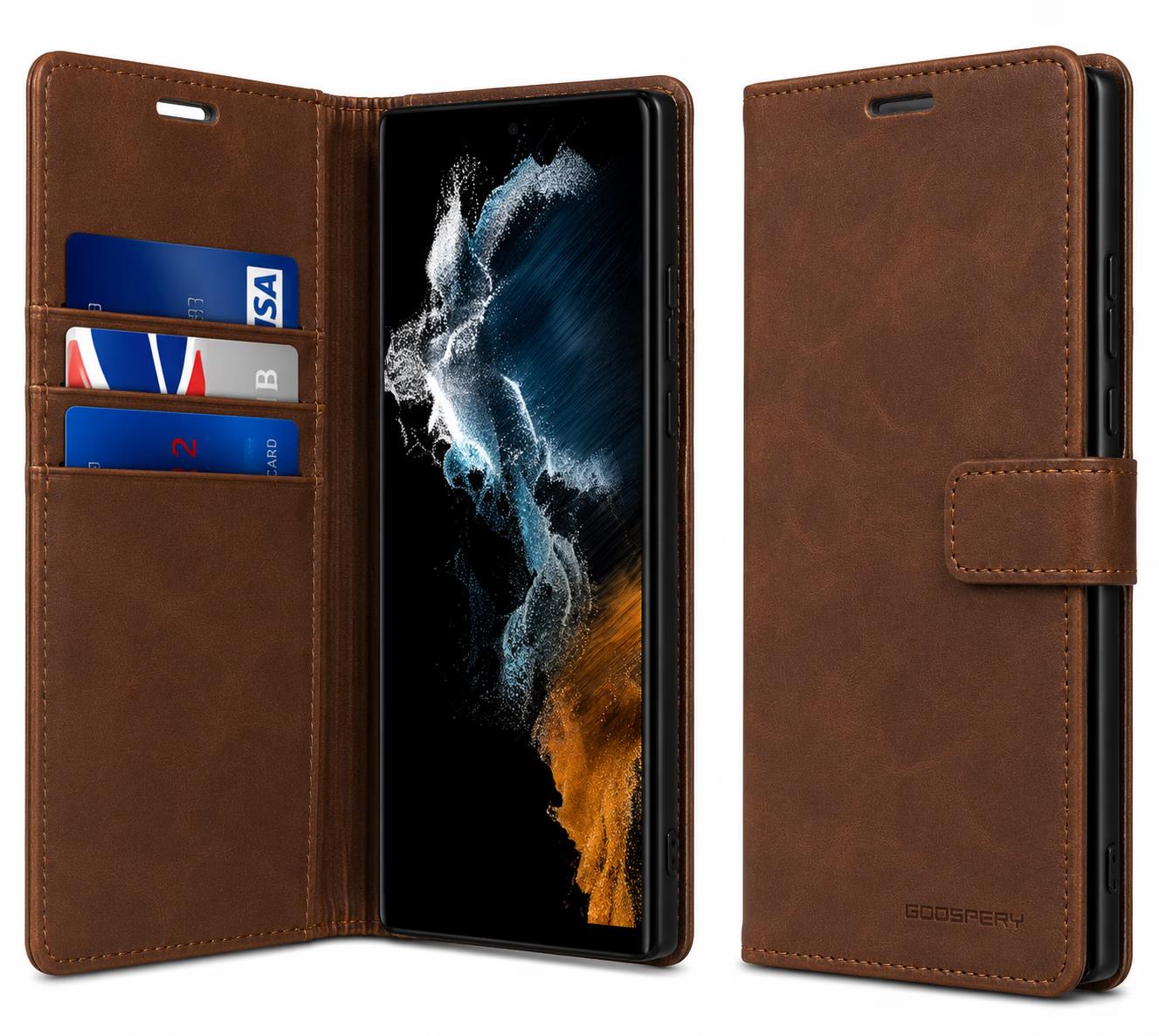 Samsung Galaxy S24 Plus/Galaxy S25 Plus - Bluemoon Diary - Brown