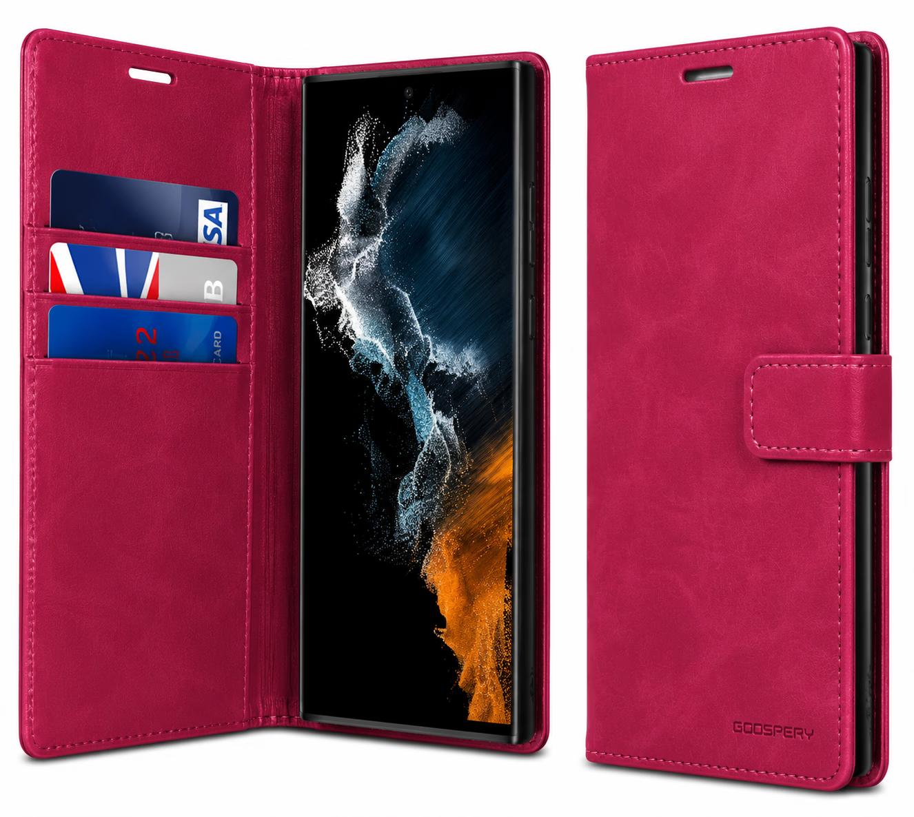Samsung Galaxy S24 Plus/Galaxy S25 Plus - Bluemoon Diary - Hot Pink
