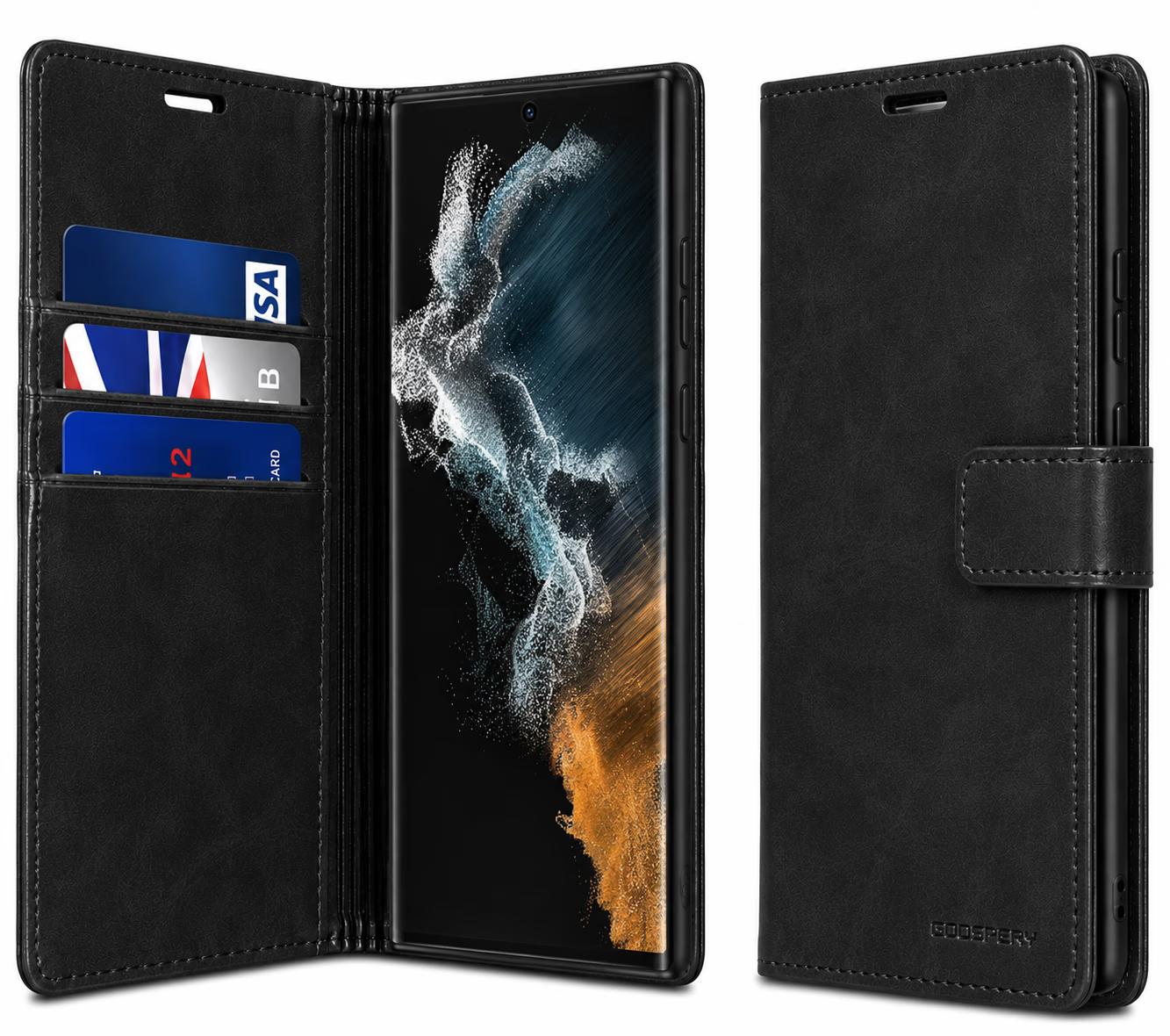 Samsung Galaxy S24 Plus/Galaxy S25 Plus - Bluemoon Diary - Black