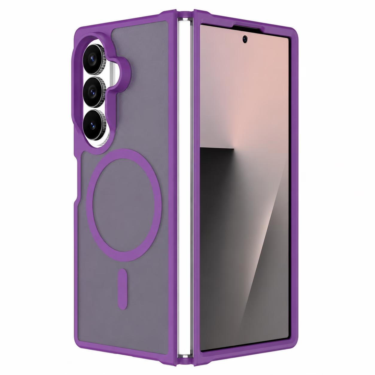 Samsung Z-Fold 8/7 - Smoke MagSafe - Deep Purple