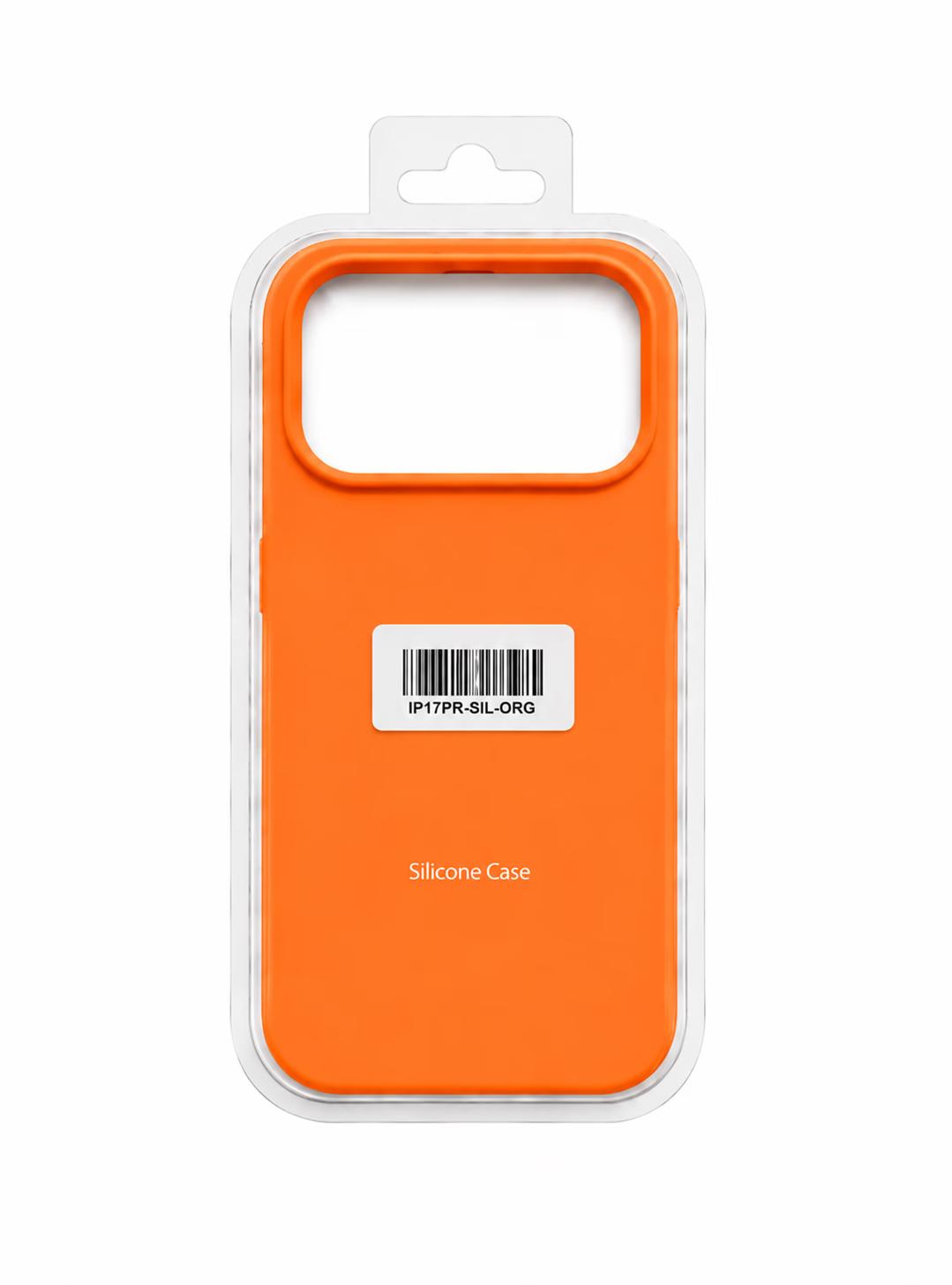 iPhone 17 Pro Max - Silicone - Orange