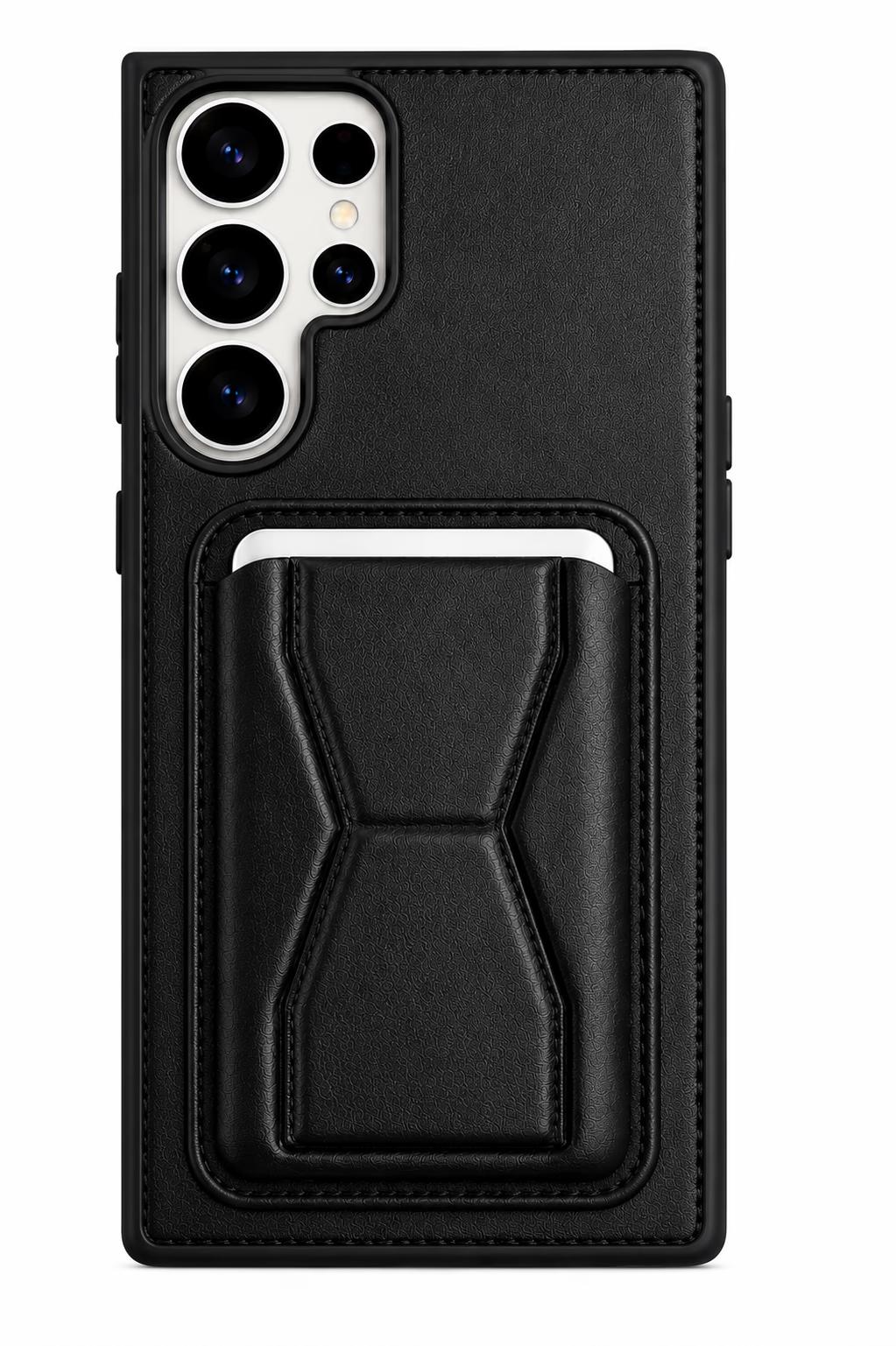 Samsung S25 Ultra - GeoCard Stand Case - Black