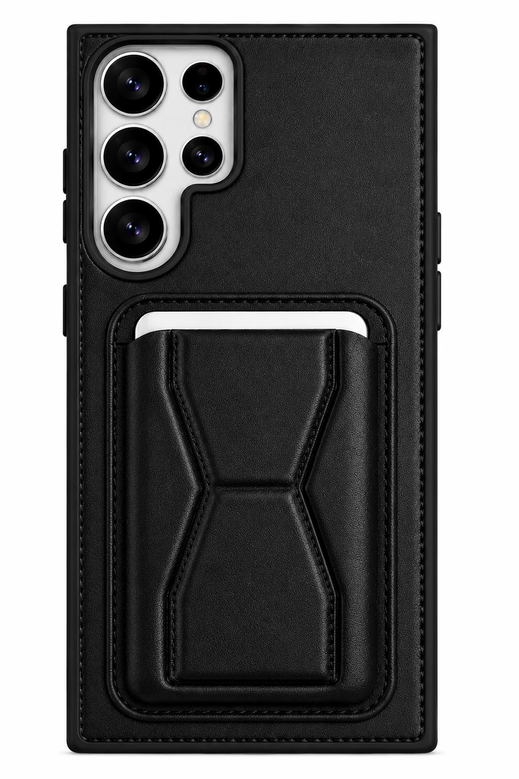 Samsung S26 Ultra - GeoCard Stand Case - Black