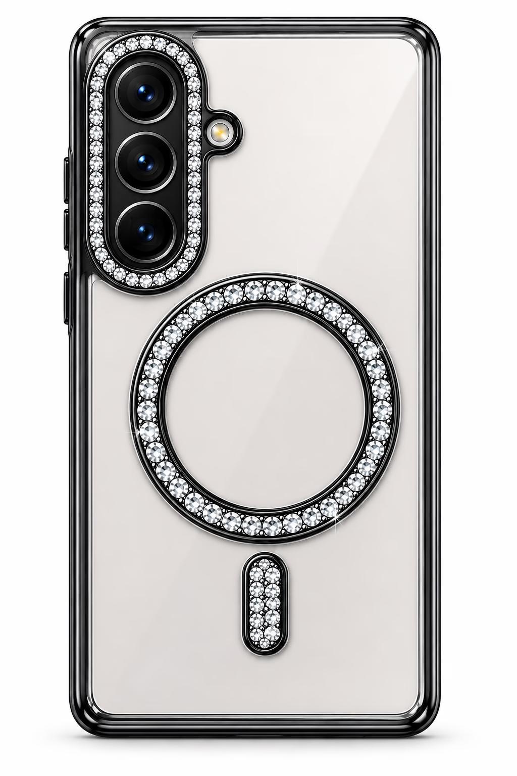 Samsung A57 - Bling MagSafe + Lens Protection - Black