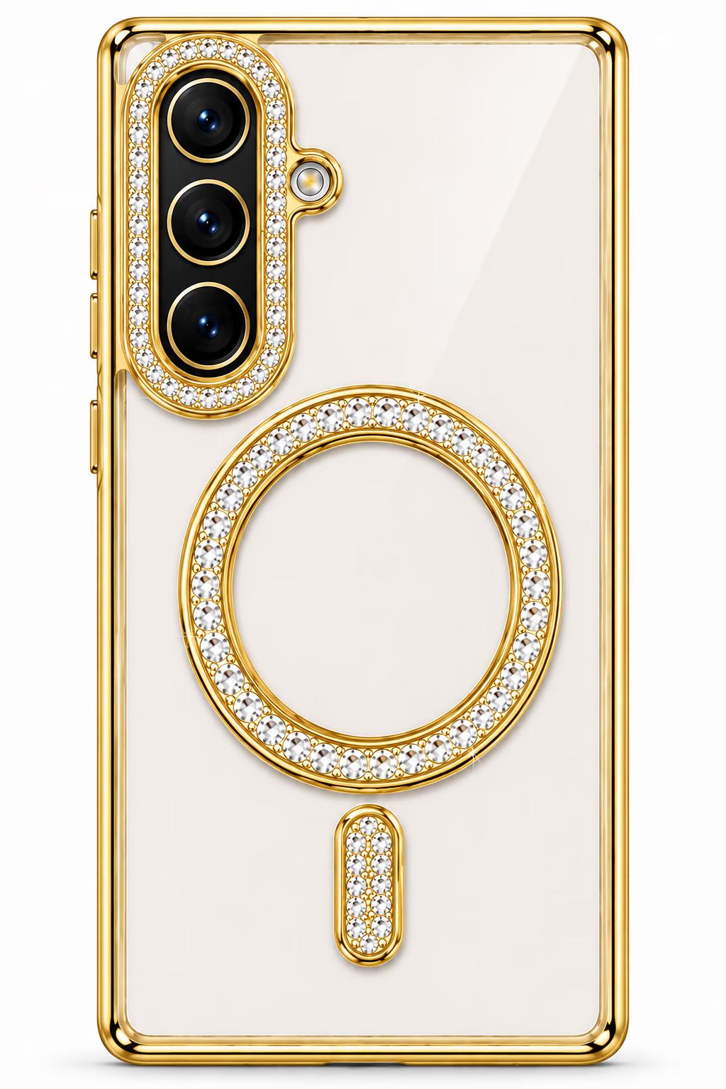 Samsung A57 - Bling MagSafe + Lens Protection - Gold