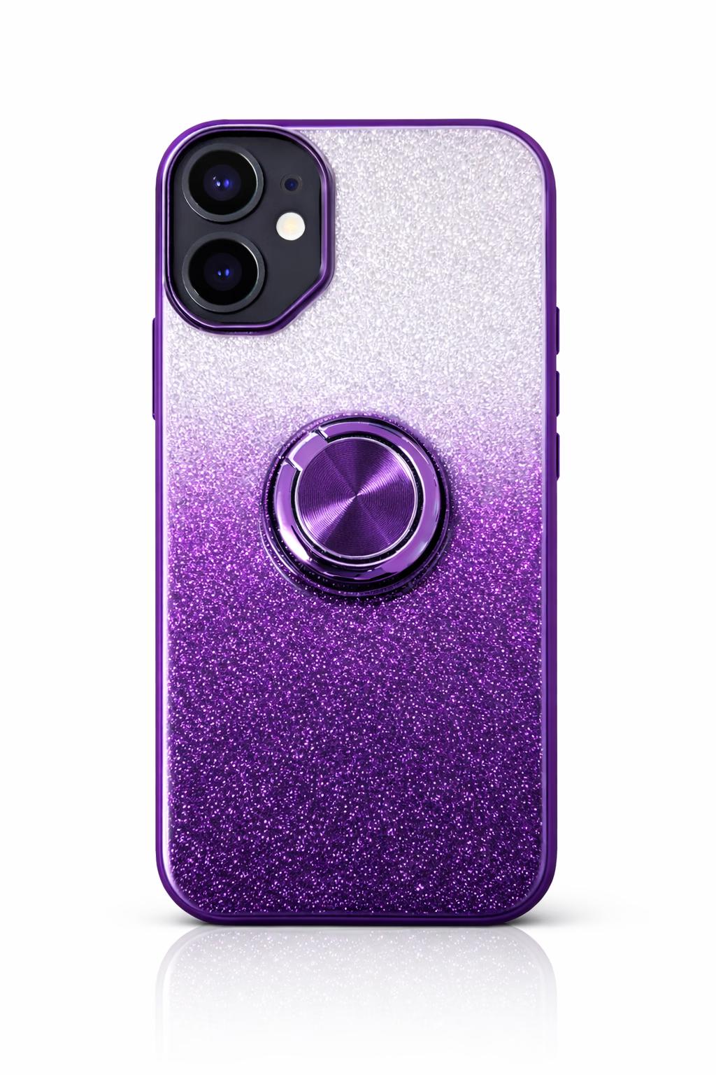iPhone 16 - Fusion Chrome Ring Case - Purple