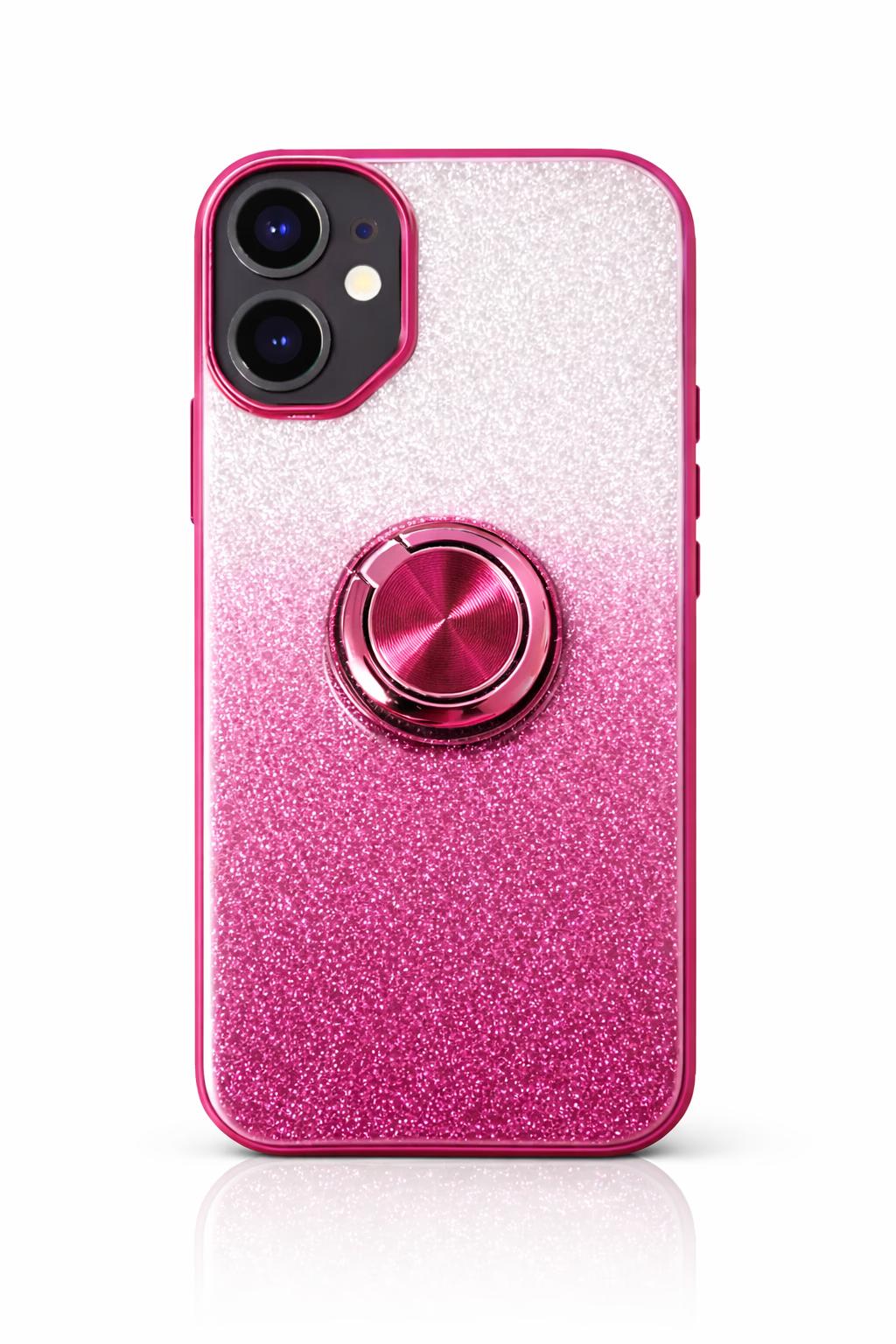 iPhone 16 - Fusion Chrome Ring Case - Pink