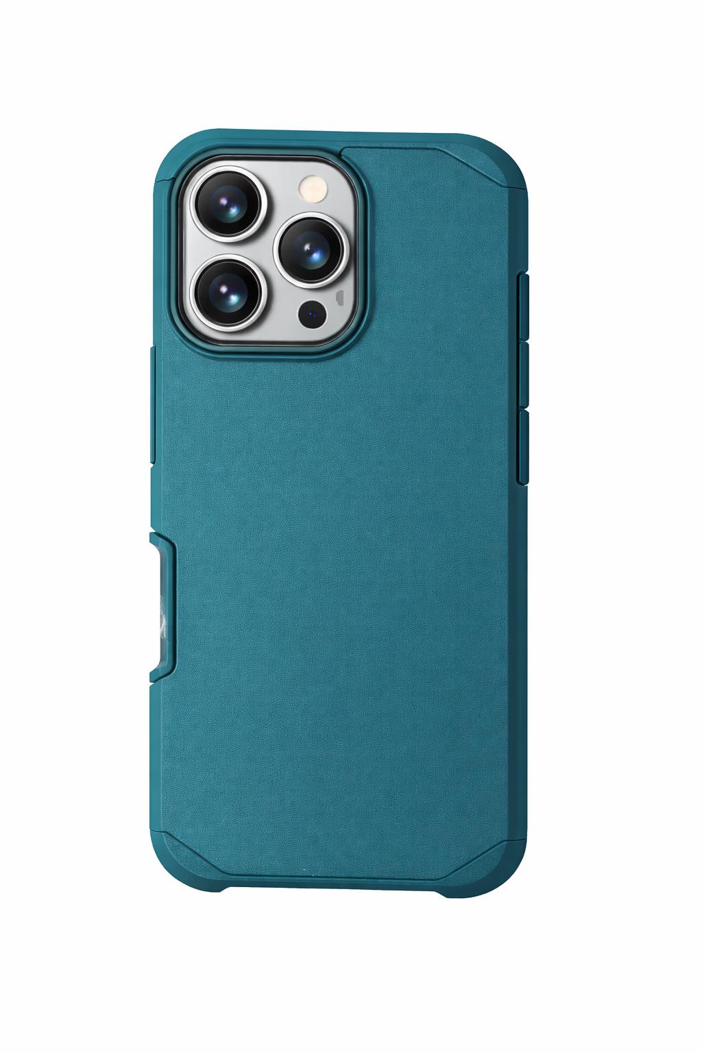 iPhone 16 Pro Max - Sleek Armor Case - Teal