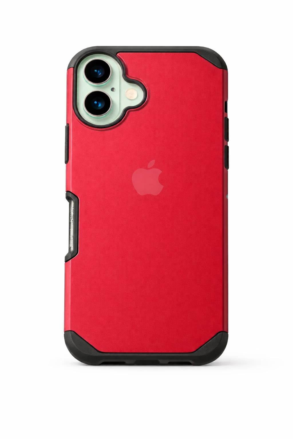 iPhone 16 Plus - Sleek Armor Case - Red