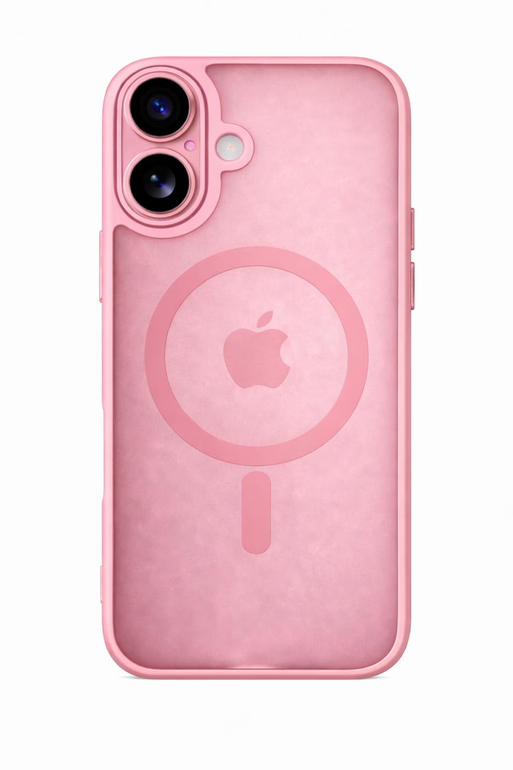 iPhone 16 - Smoke MagSafe - Baby Pink