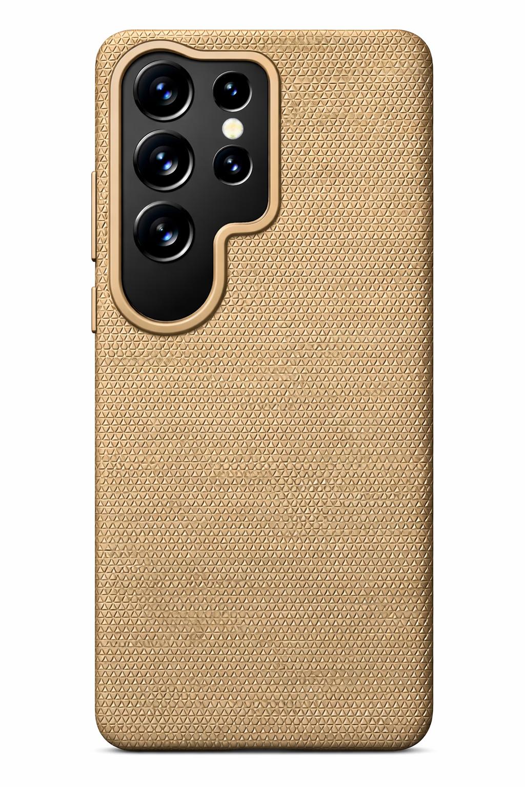 Samsung S22 Ultra - Dotted Case - Gold