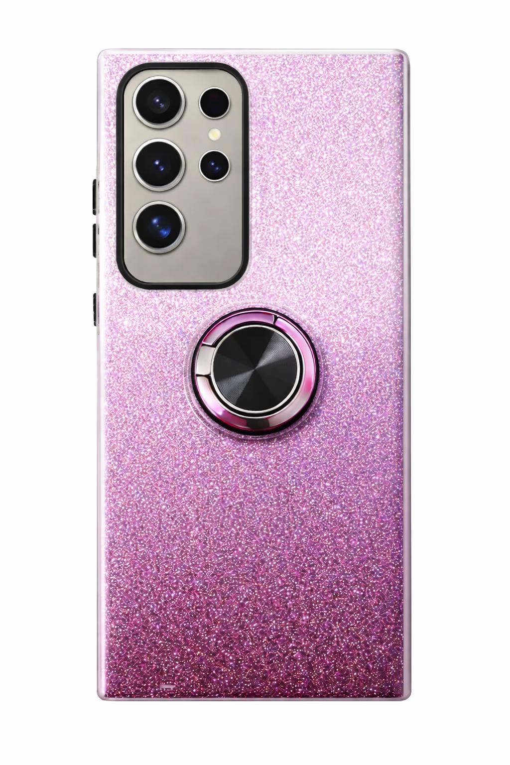 Samsung S23 Ultra - Fusion Chrome Ring Case - Purple