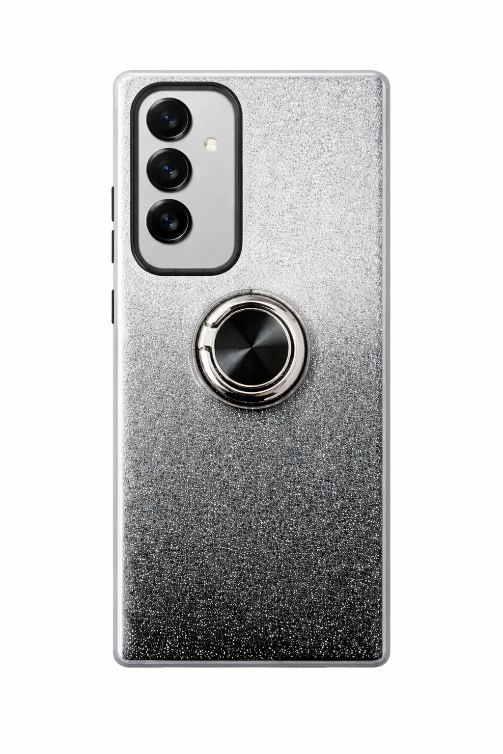 Samsung S25FE - Fusion Chrome Ring Case - Black