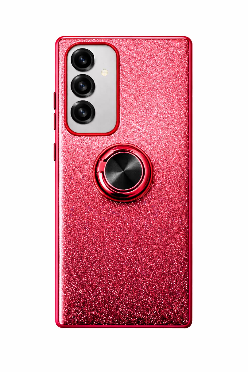 Samsung S25FE - Fusion Chrome Ring Case - Red
