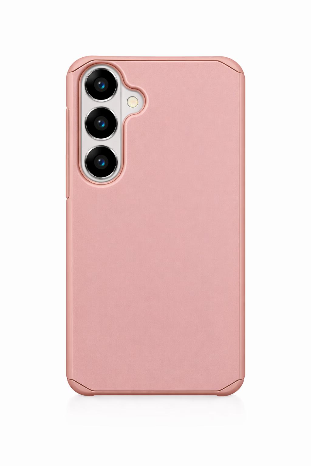 Samsung S25 - Sleek Armor Case - Rose Gold