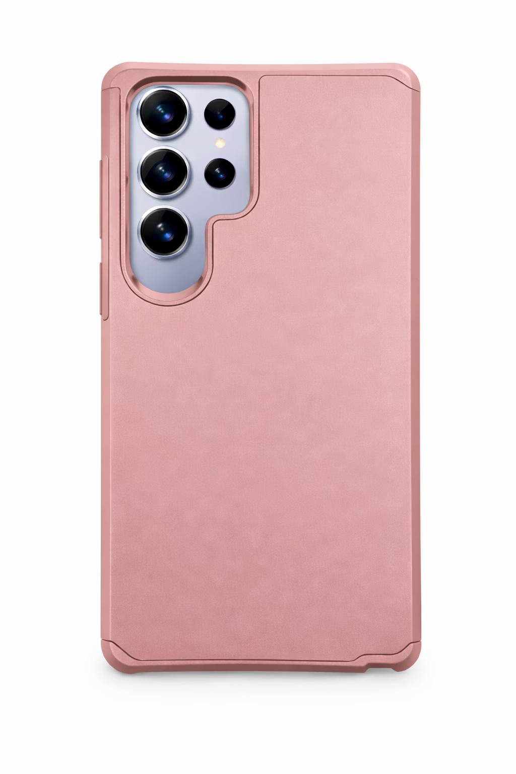 Samsung S25 Ultra - Sleek Armor Case - Rose Gold