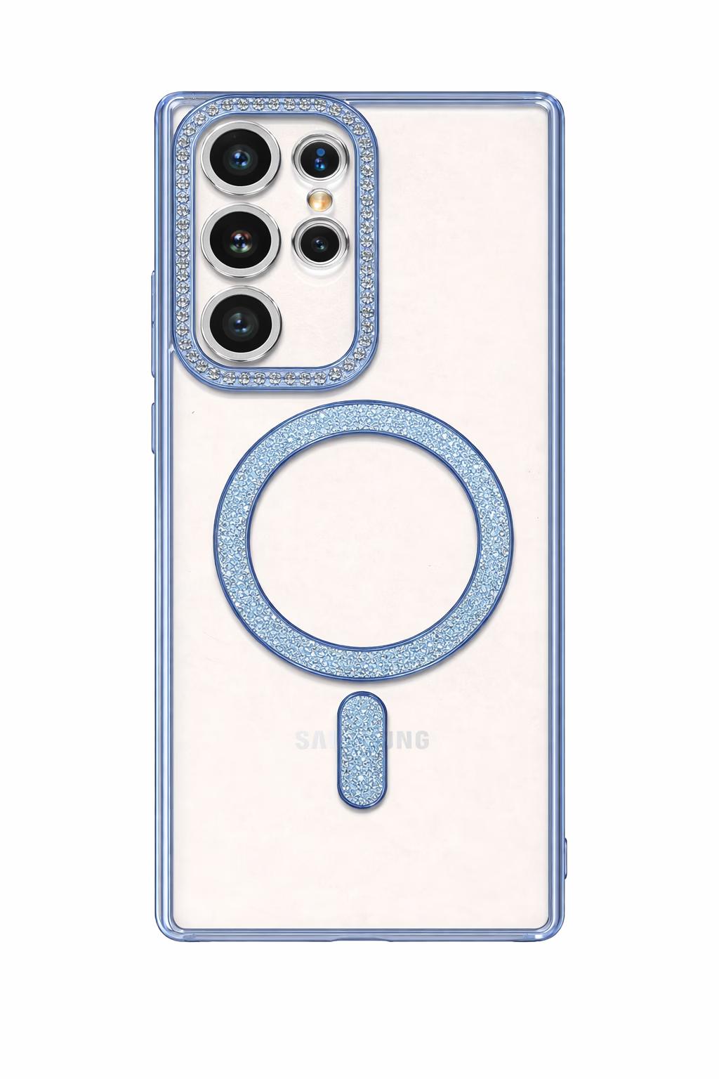 Samsung S24U - Bling Magsafe + Lens Protection - Blue