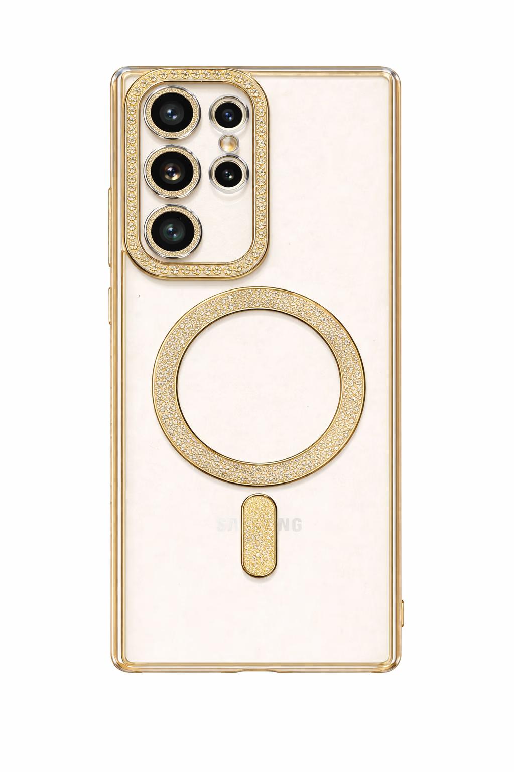 Samsung S24U - Bling Magsafe + Lens Protection - Gold