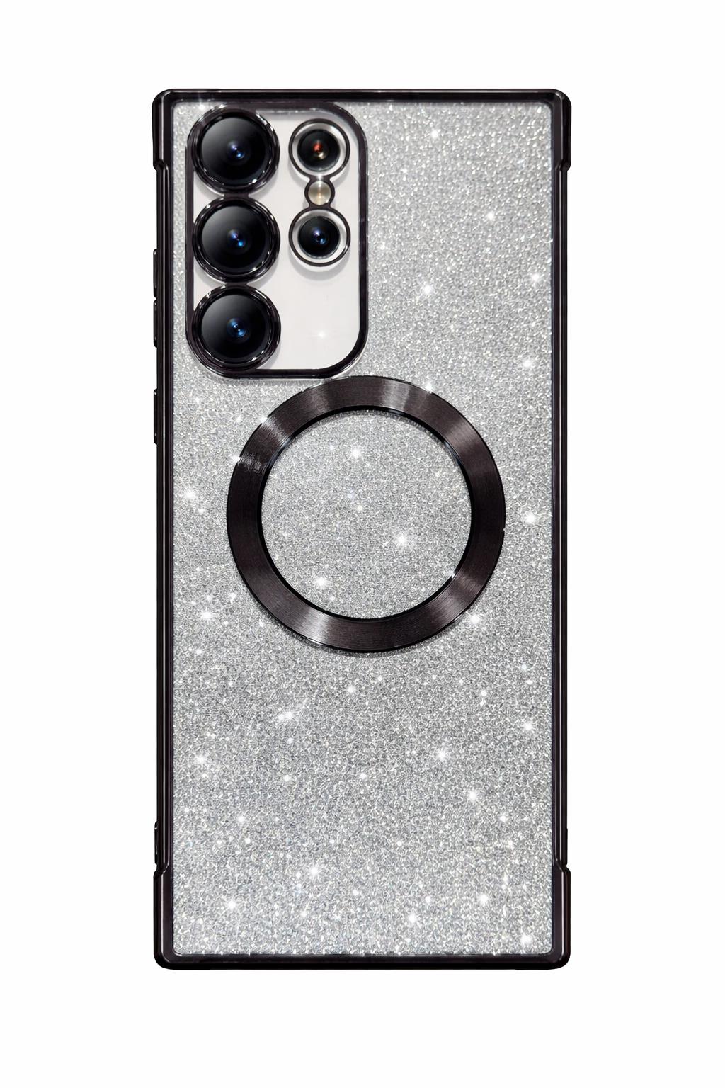 Samsung S24U - Sparkle Magsafe + Lens Protection - Black