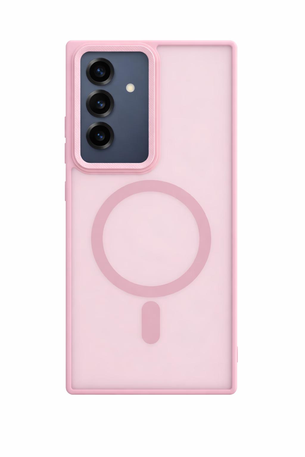 Samsung S25 Plus - Smoke MagSafe - Baby Pink