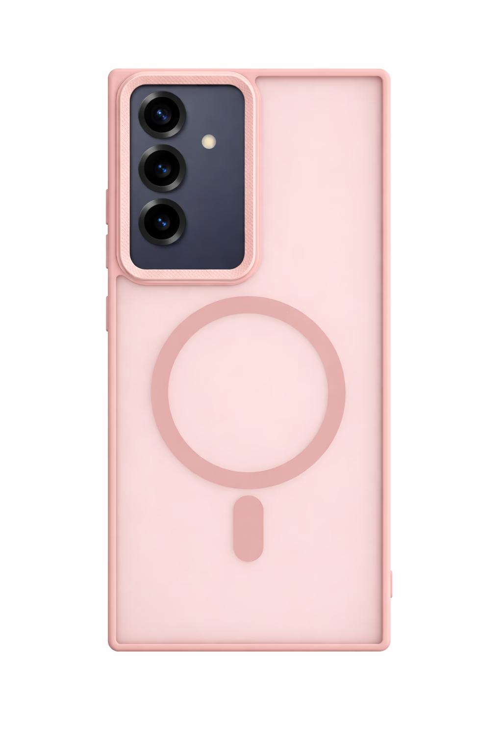 Samsung S25FE - Smoke MagSafe - Rose Gold