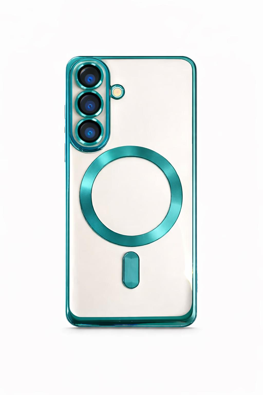 Samsung S25 - Chrome Magsafe + Lens Protection - Teal
