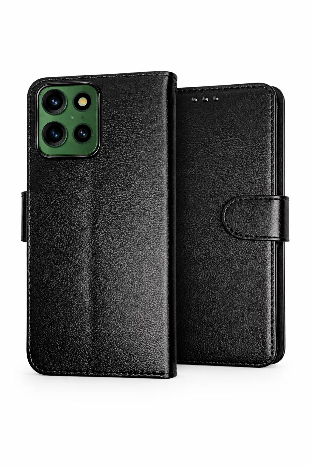 Motorola G-Play 2025 - Classic Leather Wallet - Black