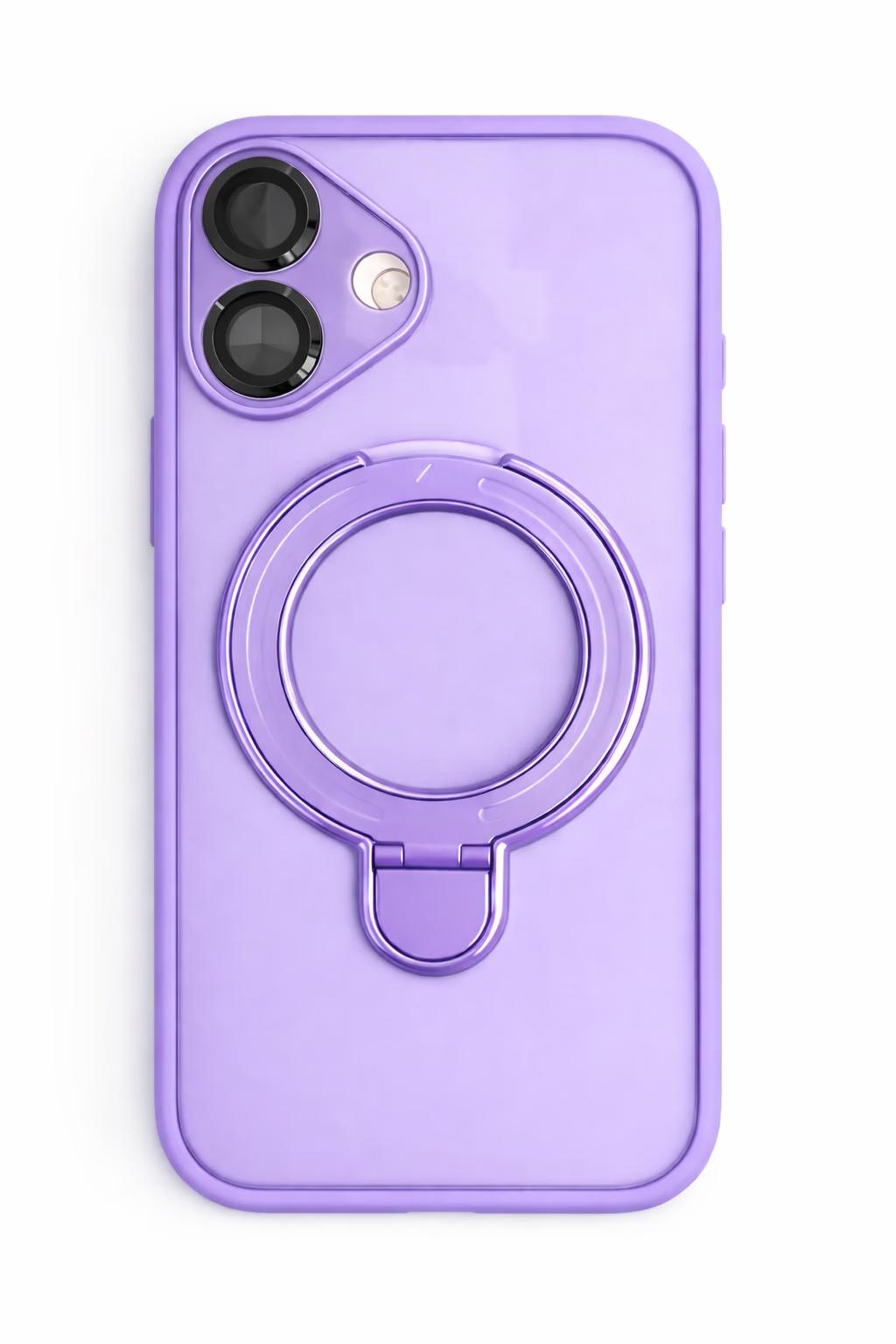 iPhone 16 Plus - Shield MagStand w/ Lens - Purple