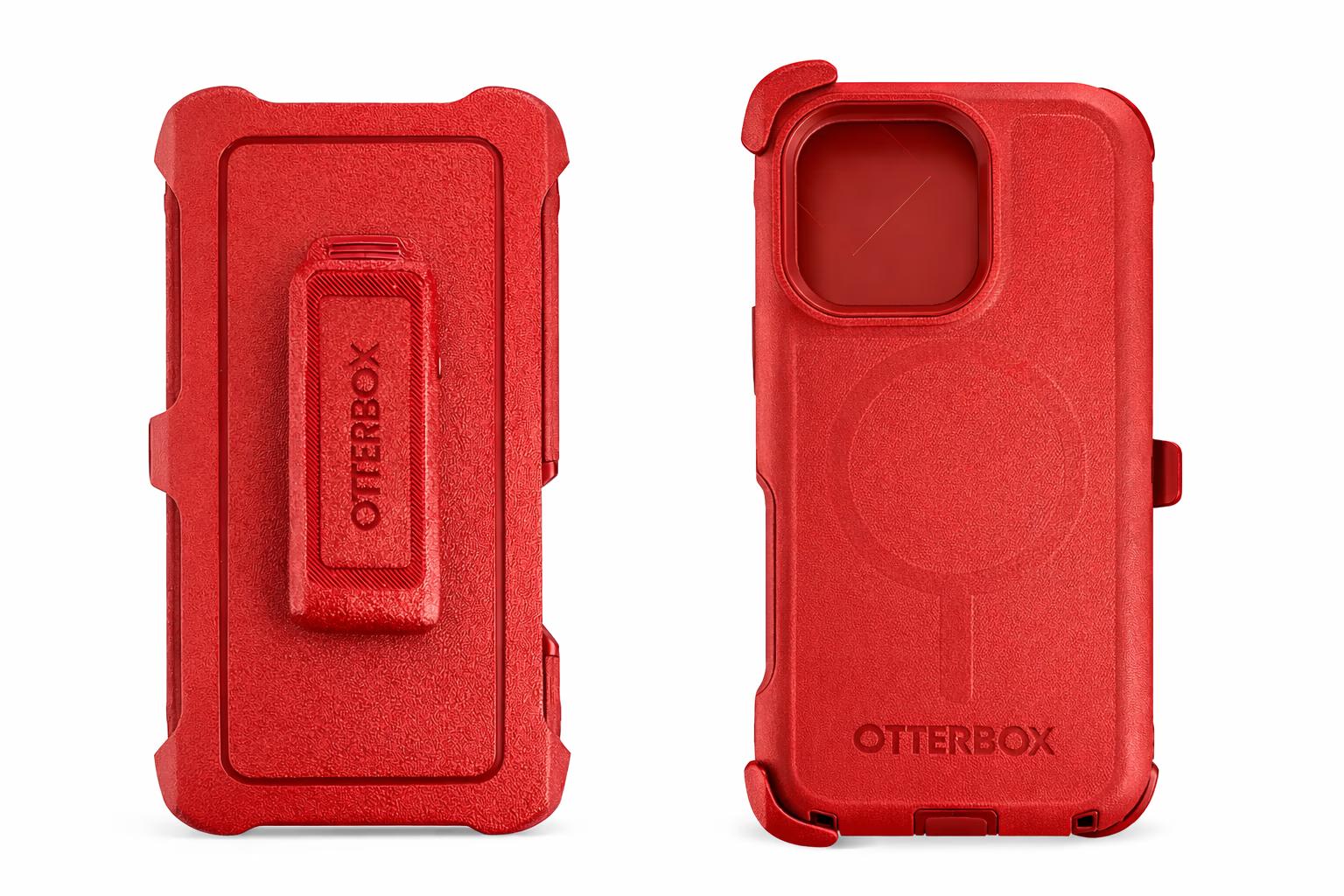 iPhone 16 - Defense Pro w/ Clip - Red