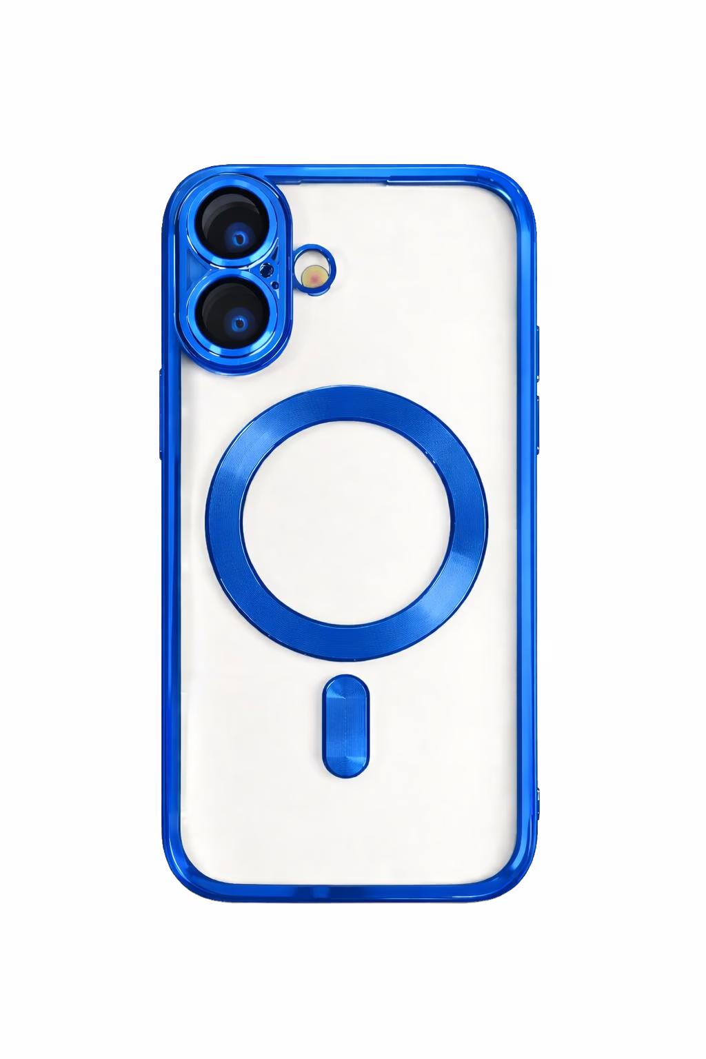 iPhone 16 Plus - Chrome Magsafe + Lens Protection - Blue