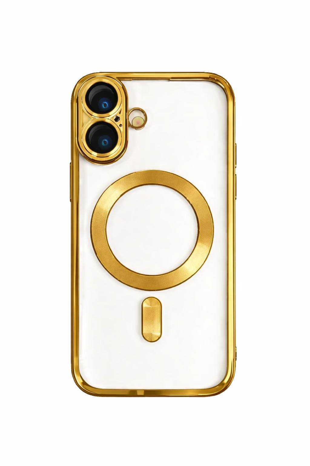 iPhone 16 Plus - Chrome Magsafe + Lens Protection - Gold