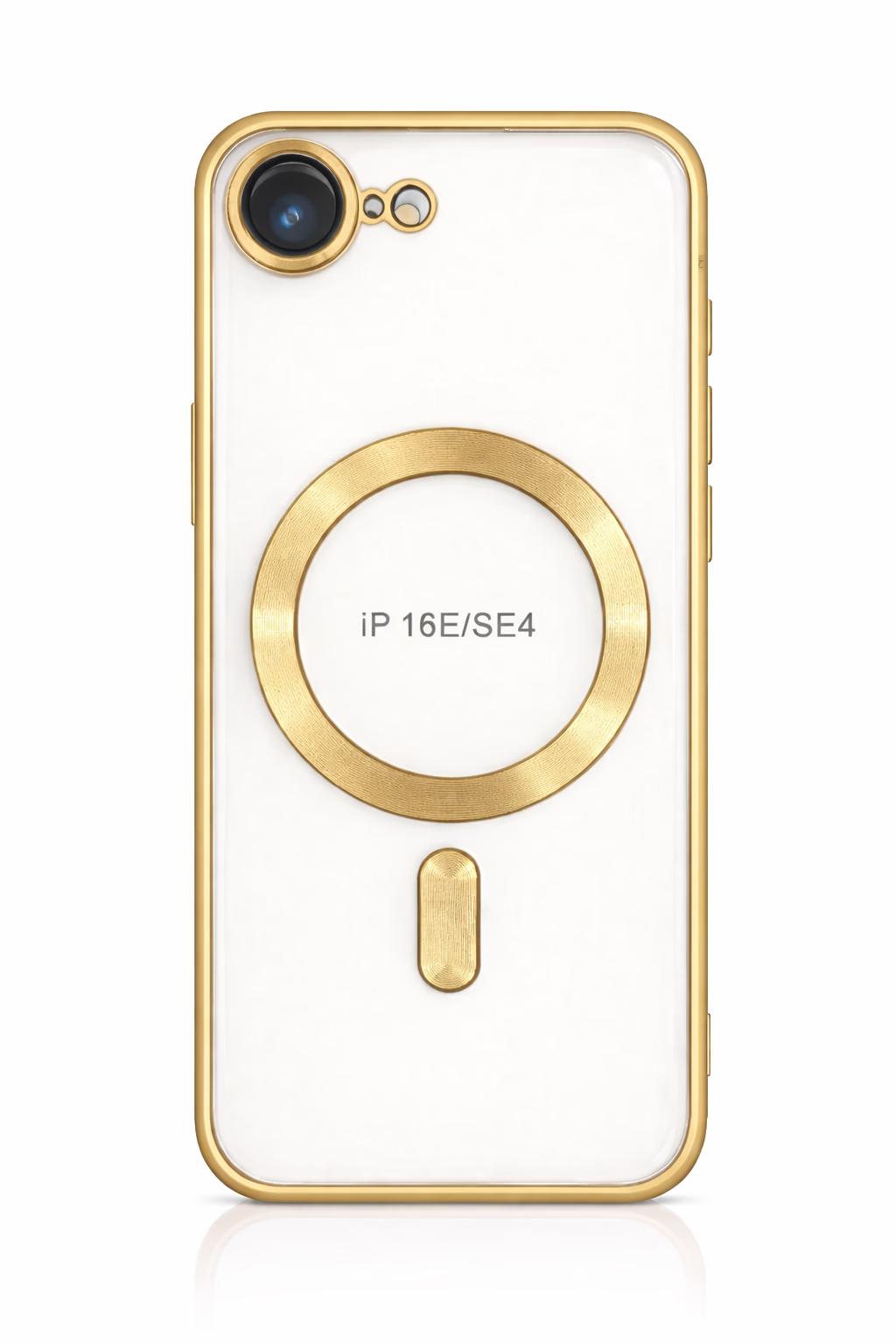 iPhone 16E - Chrome Magsafe + Lens Protection - Gold