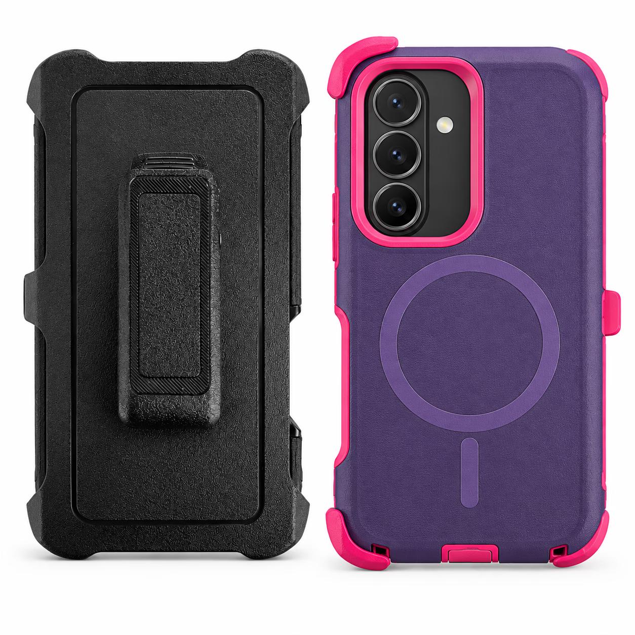Samsung S26 Plus - Mag-Defense w/Clip - Purple