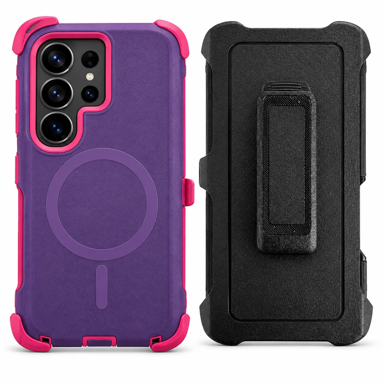 Samsung S26 Ultra - Mag-Defense w/Clip - Purple