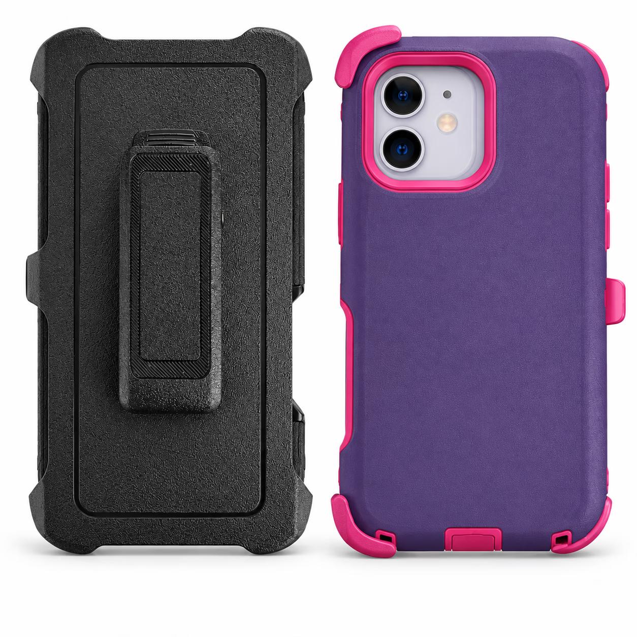 iPhone 11 - Defense Pro w/ Clip - Purple