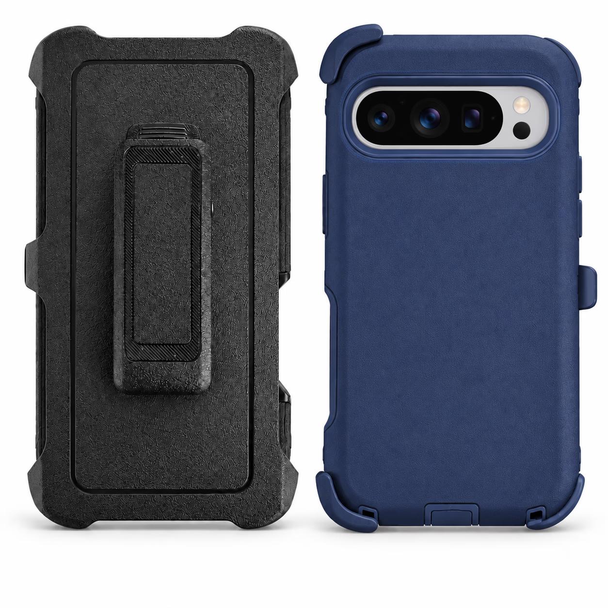 Google Pixel 9 Pro XL/10 Pro XL/11 Pro XL - Defense Pro w/ Clip - Navy Blue