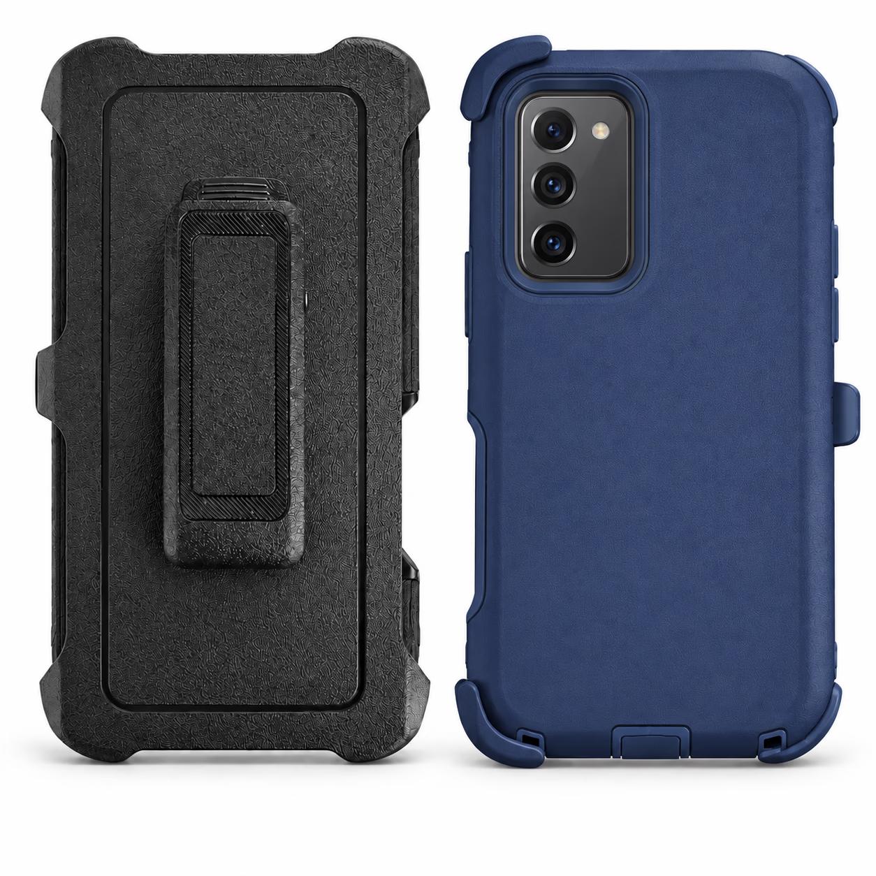 Samsung S20 FE - Defense Pro w/Clip - Navy Blue