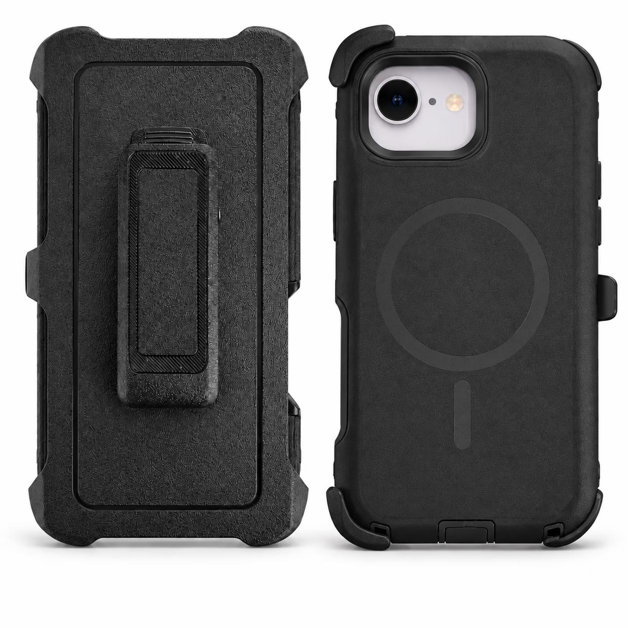 iPhone 16E/17E - Mag-Defense w/Clip- Black