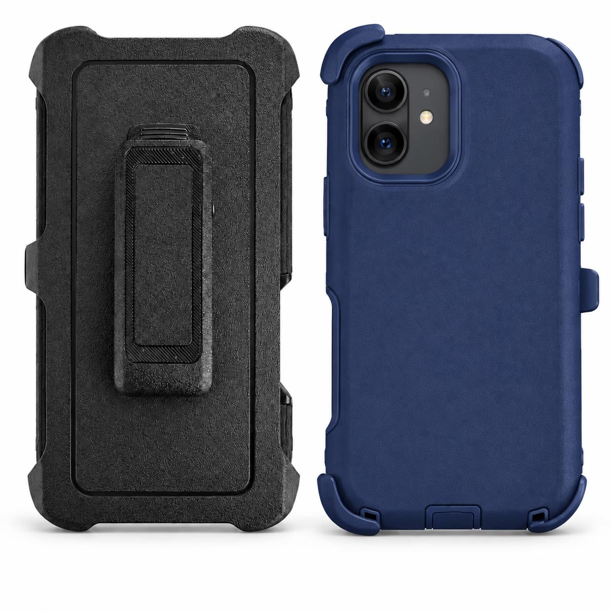Samsung A07 - Defense Pro w/ Clip - Navy Blue