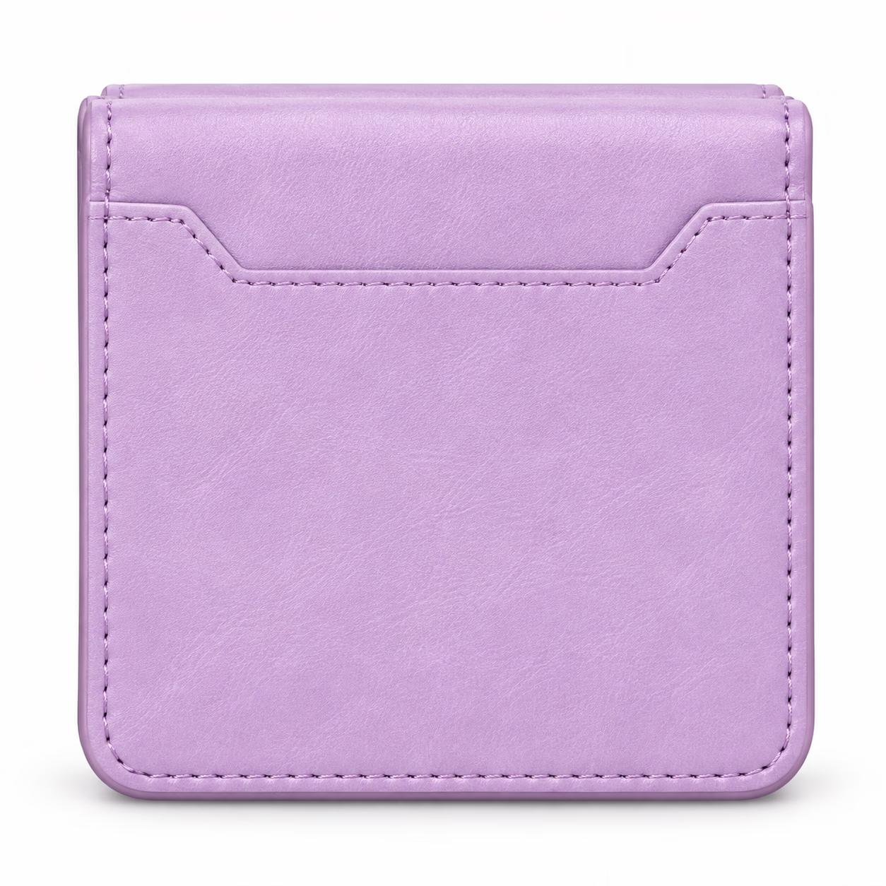 Samsung Flip 8 - Classic Leather Wallet - Purple