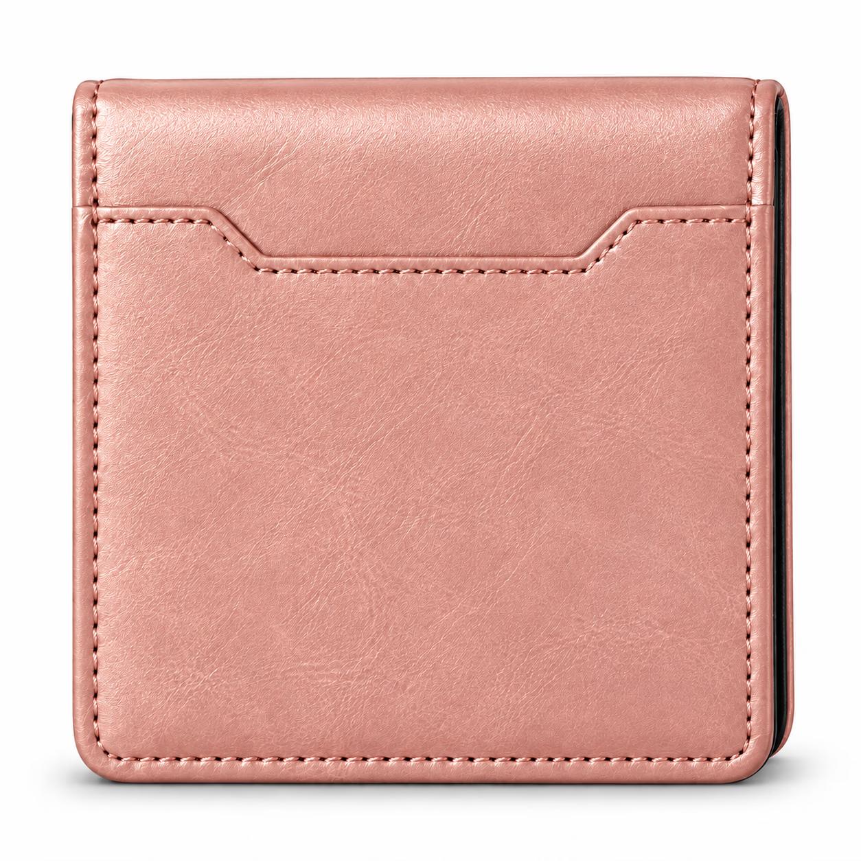 Samsung Flip 8 - Classic Leather Wallet - Rose Gold