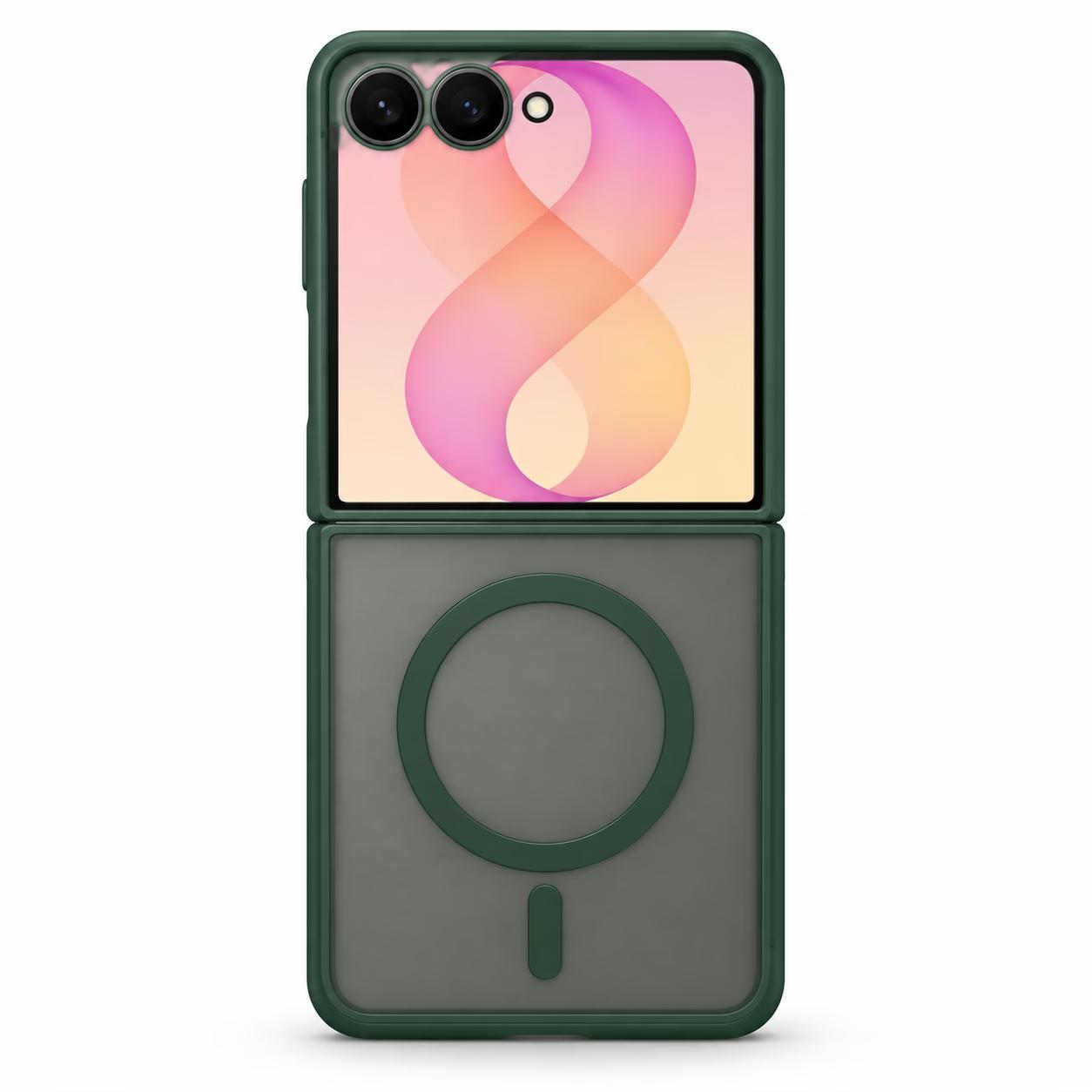 Samsung Z-Flip 7/8 - Smoke MagSafe - Green