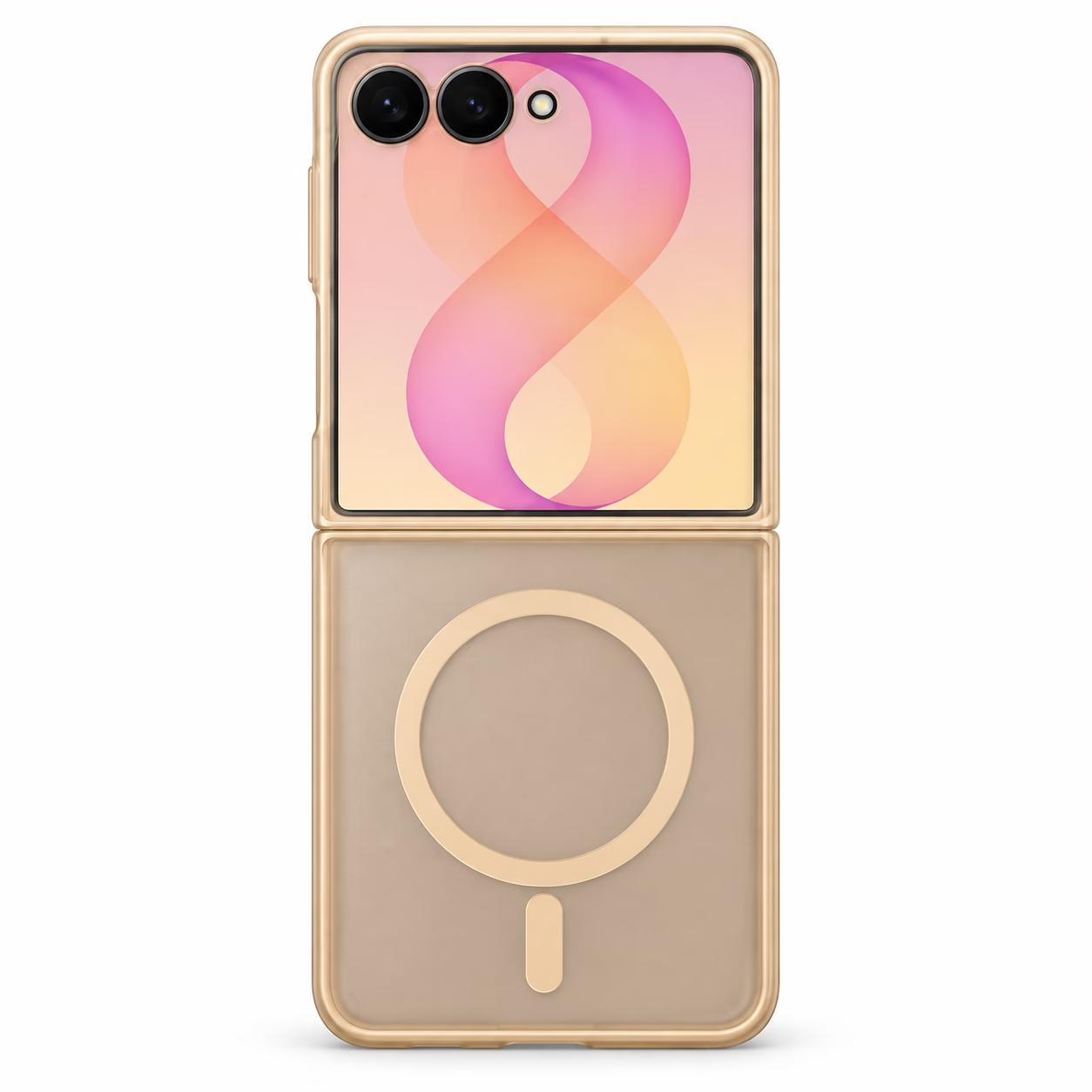 Samsung Z-Flip 8/7 - Smoke MagSafe - Gold