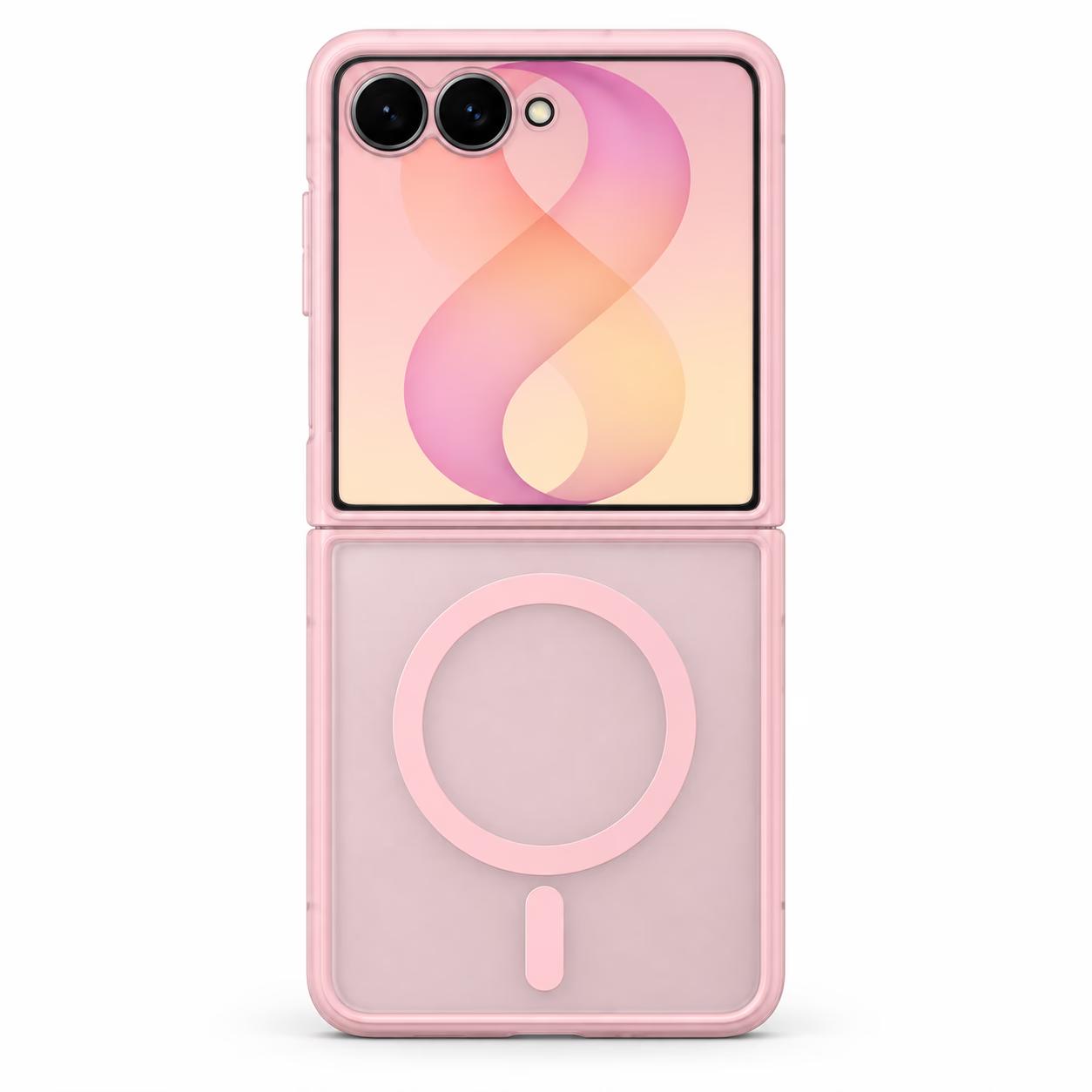 Samsung Z-Flip 8/7 - Smoke MagSafe - Baby Pink
