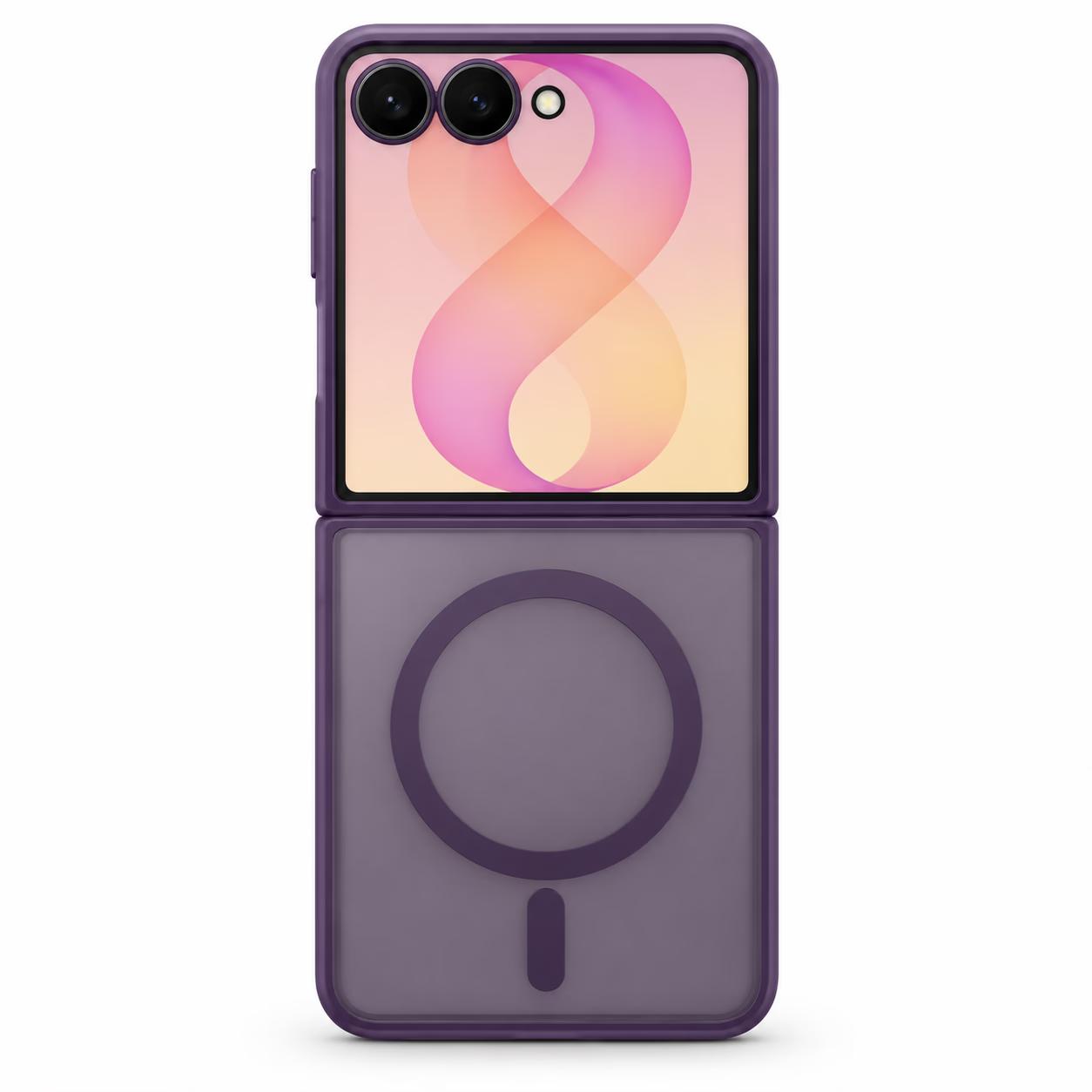 Samsung Z-Flip 8/7 - Smoke MagSafe - Deep Purple