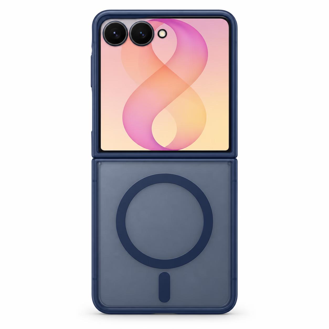 Samsung Z-Flip 8/7 - Smoke MagSafe - Navy Blue